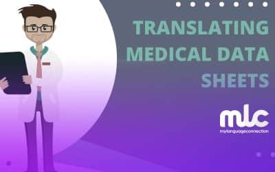 Translating Medical Data Sheets